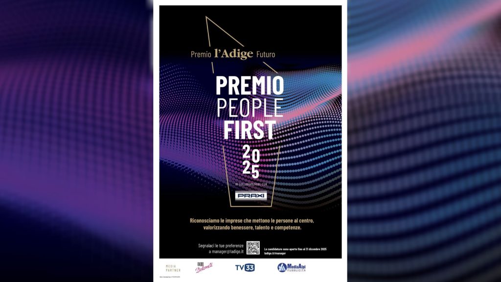 PRAXI rinnova la propria partnership nel Premio l’Adige: torna il riconoscimento “People First”